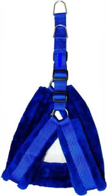 

PET HUB Dog Standard Harness(, BLUE 0.75 INCH NYLON MATERIAL WITH SOFT FUR PADDING FOR  SIZE PET, Blue 0.75 inch nylon material with soft fur padding for small size pet