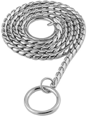

Petlicious & More Adjustable Snake Design Stainless Steel Dog Choke Chain Training Choke Chain Dog Chain Collar Puppy Chain Collar for 21 Inch Dog Neck Dog Choke Chain Collar(, Steel