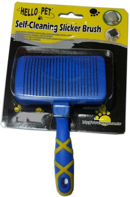 

Super Dog Hello Pet Self Cleaning Slicker Brush Large Slicker Brushes for Dog & Cat