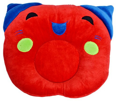

Guru Kripa Baby Products Plain/Solid Baby Pillow(Red)