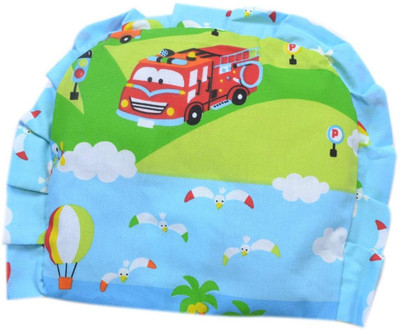 Guru Kripa Baby Products Printed Baby Pillow Pack of 1(Sky Blue)