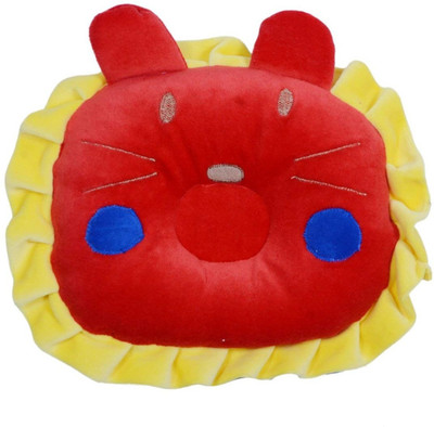 Guru Kripa Baby Products Cartoon Baby Pillow Pack of 1(Red)