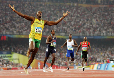 

Usain Bolt Fine Quality Sports Wall Poster Fine Art Print(12 inch X 18 inch, Rolled)