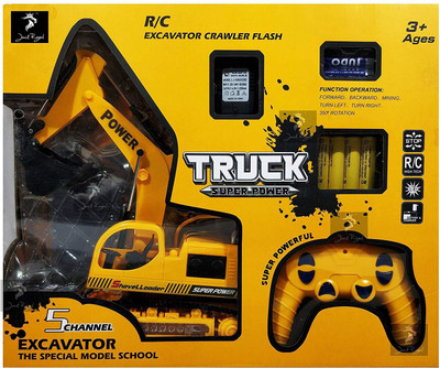 

Toyswala JCB Excavator Super Power 5 Channel R/C Crawler Flash(Yellow)