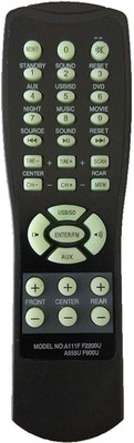 

LipiWorld A111F / F2200U / A555U / F900U System Remote Control Compatible for F & D Home Theater Remote Controller(Black)