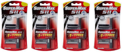

Super Max SII Razor Set ( 4 Razor, 20 Cartridges )(Pack of 4)