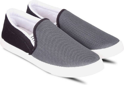 WELDONE Grey Blue Loafers For Men(Grey