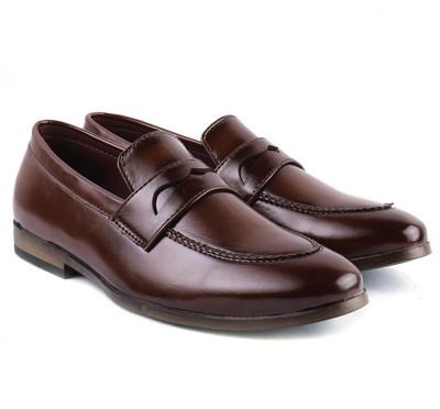 

SHUBH STEP Party Wear For Men(Brown