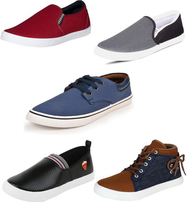 

Trenqs Sneakers For Men(Multicolor, Maroon