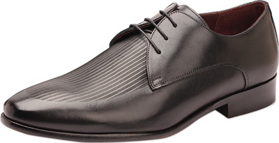

Drish DERBIES Lace Up For Men(Black