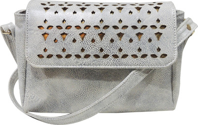 

Madame Exclusive Women Casual, Evening/Party White PU Sling Bag