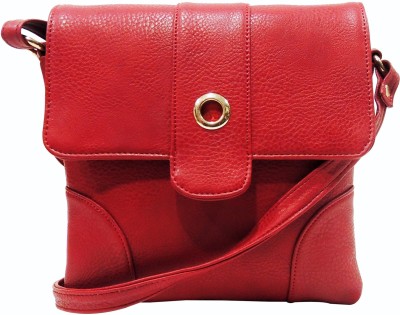 

Madame Exclusive Women Casual, Evening/Party Red Leatherette Sling Bag