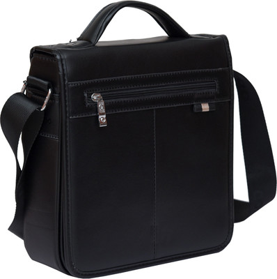 

Cp Bigbasket Men & Women Formal Black Leatherette Sling Bag