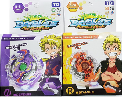 

Beyblade Burst Series Wild Wyvern and Rising Ragnaruk Combo(Purple, Yellow, Multicolor)