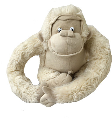 

Shanaya Home Creationz Cute Monkey - 38 cm(Cream)