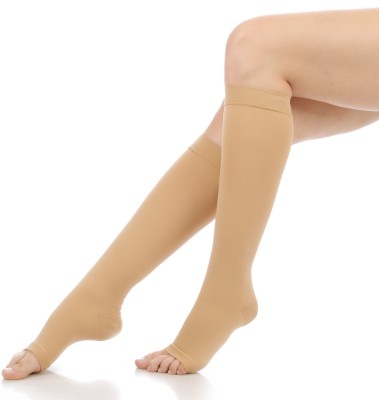 

MEDILIN MEDILASTIX THERAPEUTIC COMPRESSION SUPPORT Knee, Calf & Thigh Support (XL, Beige)