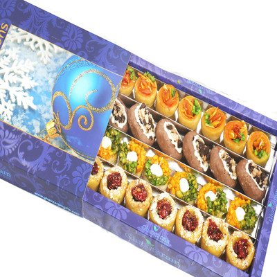 

Ghasitaram Gifts Assorted Box of Anjeer Basket, Kesar Pista Delight, Choco Boat and Almond Basket(800 g, Box)