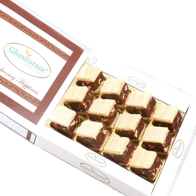 Ghasitaram Gifts Kaju Khajoor Wafers(300 g, Box)