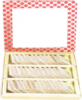 

Ghasitaram Gifts Pure Kaju Katli(400 g, Box)