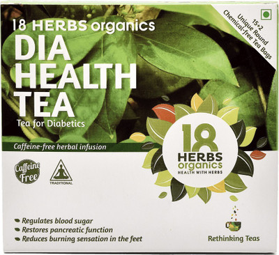 

18 Herbs Premium Green Tea Big Unflavoured Green Tea(40 g, Drum)