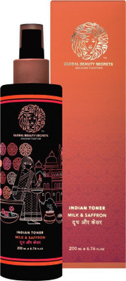

Global Beauty Secrets Indian Milk and Saffron Toner(200 ml)