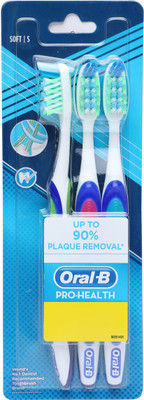 

Oral-B Pro-Health Soft Toothbrush(Pack of 3)