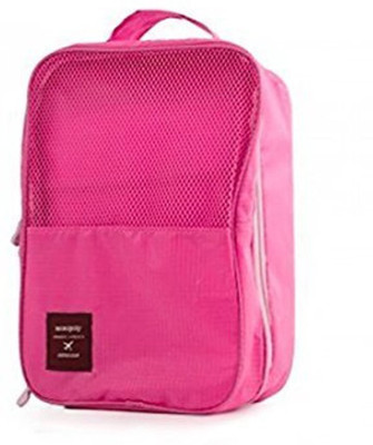 

RuralMart Shoe Pouch(Pink), Light pink