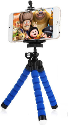 

LIFEMUSIC good flexibility extra batter with phone holder N2 Tripod(Multicolor, Supports Up to 1000 g)