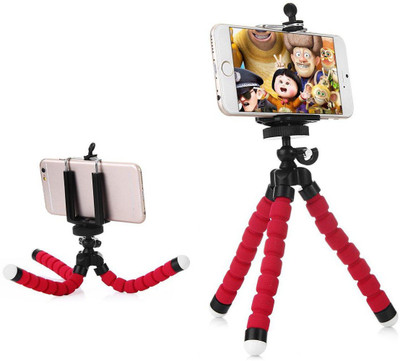 

BUY SURETY Sponge Flexible Sponge Octopus Tripod 360 Rotatable mobile holder Phone Holder Selfie stick Gorillapod Universal Tripods For all Smartphones and Video Cameras Tripod(Multicolor, Supports Up to 1000 g)