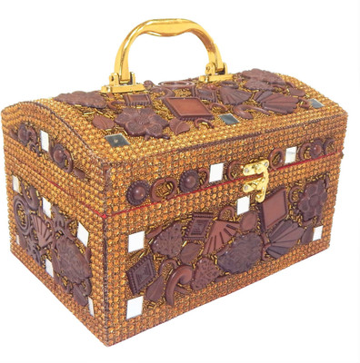 

RK Brands Multipurpose Travel Antique Vanity cum Bangle Box Makeup, Bangle Box Vanity Box(Wooden)