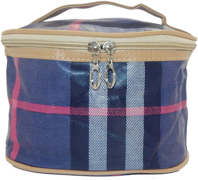 

RK Brands Beautiful Purple Burberry Design Portable with inbuilt mirror travel Makeup Vanity Box(Purple)