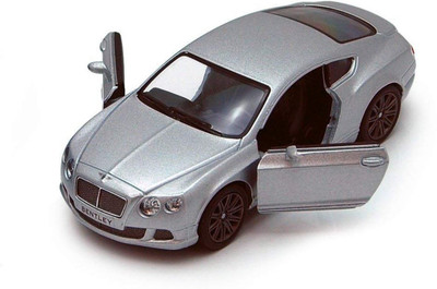 

Kinsmart Die-Cast Metal Kinsmart Scale Model 2012 Bently Continental Gts Speed Car KT5369(Silver)
