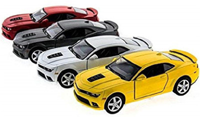 

Civil 1:38 DISPLAY 2014 CHEVROLET CAMARO DIE-CAST CAR 4 COLOR SET 4PCS KT5383D(Multicolor)