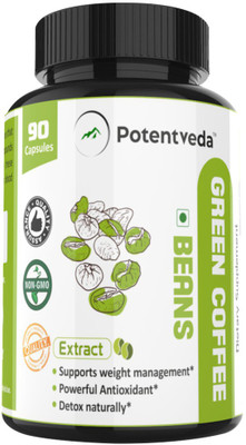 

Potentveda Green Coffee Beans Capsules for weight loss Men & WOmen 90 Capsules(90 No)