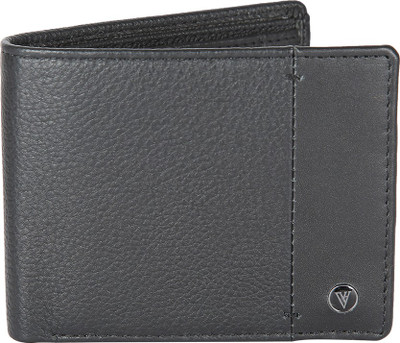 

Van Heusen Men Formal Black Genuine Leather Wallet(8 Card Slots)