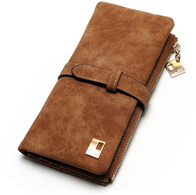 

Higar Women Brown Artificial Leather Wallet(11 Card Slots), Coffee