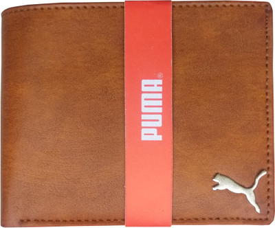 

Puma Men Formal Tan Artificial Leather Wallet(3 Card Slots)