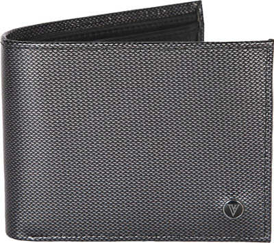 

Van Heusen Men Casual Silver Genuine Leather Wallet(4 Card Slots), Black