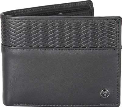 

Van Heusen Men Formal Black Genuine Leather Wallet(4 Card Slots)