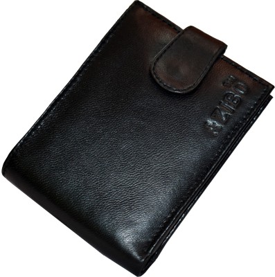 

Azibo Men Black Genuine Leather Wallet(11 Card Slots)