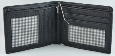

Wayra Men Black Artificial Leather Wallet(6 Card Slots)