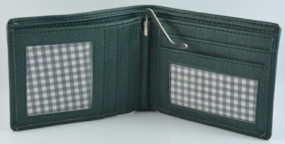 

Wayra Men Green Artificial Leather Wallet(6 Card Slots)