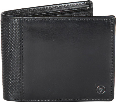 

Van Heusen Men Casual Black Genuine Leather Wallet(4 Card Slots)