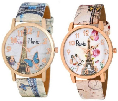 

Goodlike GE-New Girls Choice Paris Eiffel Tower Beautiful Combo SS1111 Women Watch - For Girls Watch - For Girls