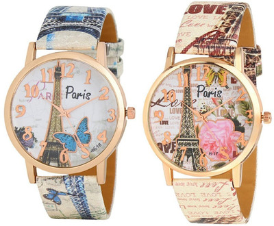 

MVS MVSF1272 Butterfly & Rose Dial Stylish Girls And Women Watch Watch - For Women