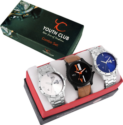 

Youth Club COMBO-2SPLDDBK133 DECENT DAY & DATE DISPLAY Watch - For Men