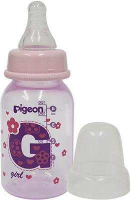 

Pigeon 120 Ml Peristaltic Clear Nursing Bottle Girl (Pink) - 120 ml(Pink)