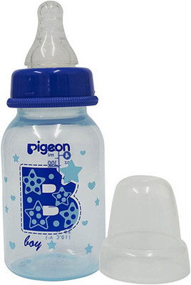

Pigeon 120 Ml Peristaltic Clear Nursing Bottle Boy Blue - 120 ml(Pink)