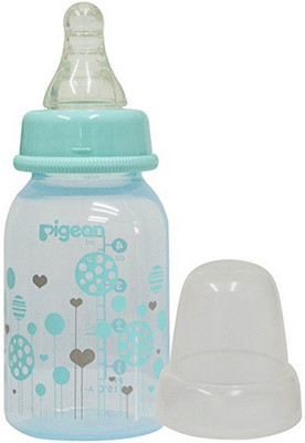 

Pigeon Peristaltic Clear Nursing Bottle Rpp 120 Ml (Blue) Abstract - 120 ml(Blue)