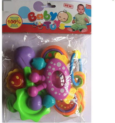 

Johnnie Boy premium quality toddler baby rattle set for kids Rattle(Multicolor)
